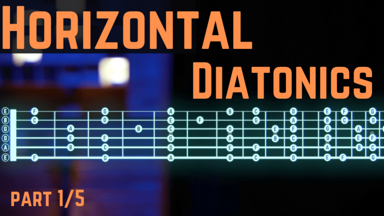 How to build a strong fretboard understanding 1/5 – Horizontal diatonics